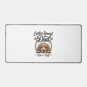 Alfrombrillas De Escritorio Camisa Vintage Perro Cocker Spaniel Papá La Vida E