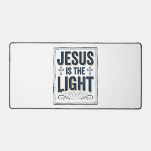 Alfrombrillas De Escritorio Camiseta Cristiana Vintage Jesús Es La Luz