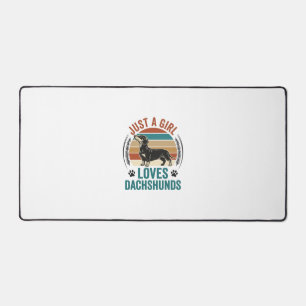 Alfrombrillas De Escritorio Camiseta de amante de Dachshund Gráfico de perro d