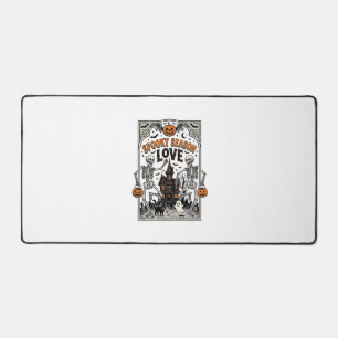 Alfrombrillas De Escritorio Camiseta de amor de la temporada espeluznante esqu