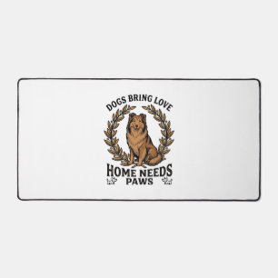 Alfrombrillas De Escritorio Camiseta de amor de perro grabado vintage diseño d