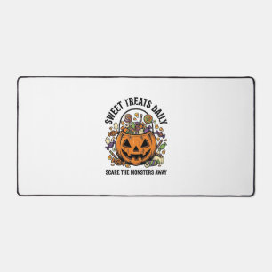 Alfrombrillas De Escritorio Camiseta de dulces de Halloween Diseño de monstruo