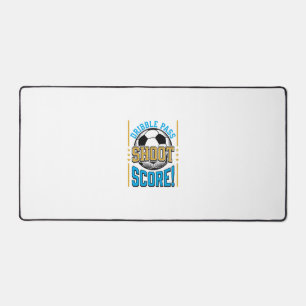 Alfrombrillas De Escritorio Camiseta de fútbol vintage regate pase tiro puntaj