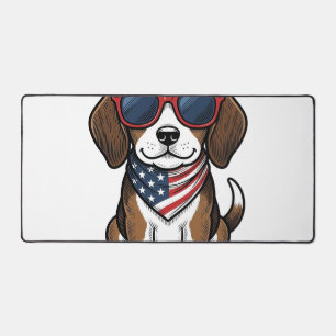 Alfrombrillas De Escritorio Camiseta de gafas de sol de cachorro de Beagle pat