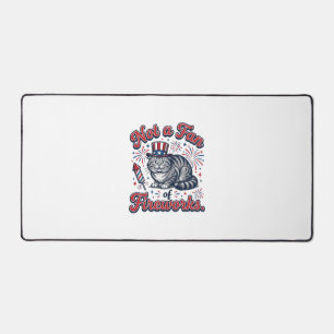 Alfrombrillas De Escritorio Camiseta de gato asustado que no es fanático de lo