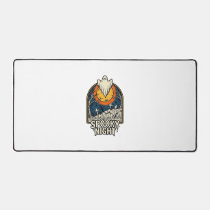 Alfrombrillas De Escritorio Camiseta de grabado de cementerio de fantasmas de