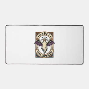 Alfrombrillas De Escritorio Camiseta de grabado vintage de murciélago fantasma