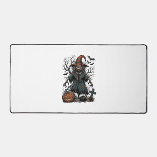 Alfrombrillas De Escritorio Camiseta de Halloween de Calabaza Espantapájaros B