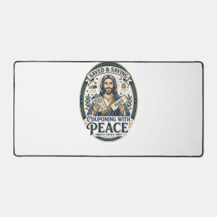 Alfrombrillas De Escritorio Camiseta de Jesús Cupón Ahorro Frugal Diseño Basad