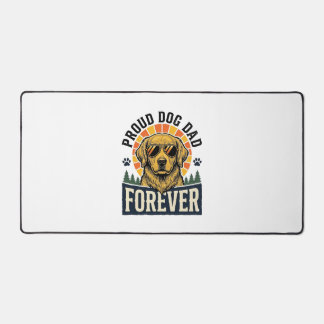 Alfrombrillas De Escritorio Camiseta de Papá Perro Diseño Retro de Golden Retr