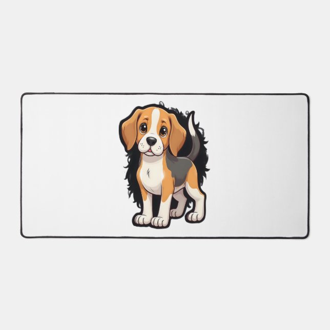 Alfrombrillas De Escritorio Camiseta de perro Beagle (Anverso)