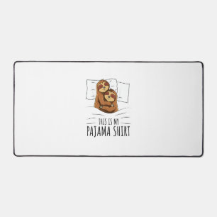 Alfrombrillas De Escritorio Camiseta de pijama de amante de perezoso durmiendo