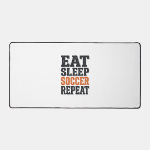 Alfrombrillas De Escritorio Camiseta de tipografía vintage Repite Come Duerme 
