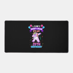 Alfrombrillas De Escritorio Camiseta de unicornio para cumpleaños número 29 pa