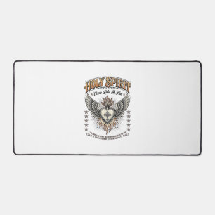 Alfrombrillas De Escritorio Camiseta del Corazón Alado del Espíritu Santo con 