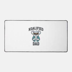 Alfrombrillas De Escritorio Camiseta Diseño De Padre Koala Lindo Koalificado_1