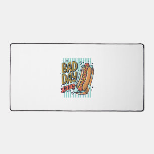 Alfrombrillas De Escritorio Camiseta Diseño Vector Retro Hot Dog Mal Día_1
