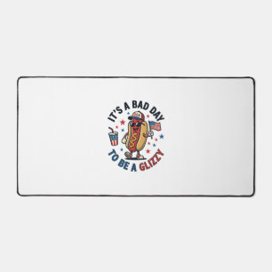 Alfrombrillas De Escritorio Camiseta divertida de grabado vintage de hot dog p