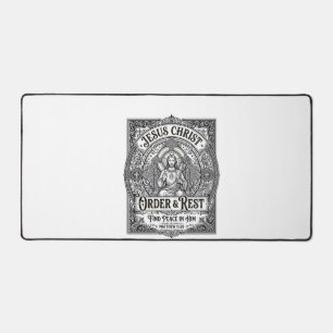 Alfrombrillas De Escritorio Camiseta Gráfica Cristiana Jesús Declutter Limpia