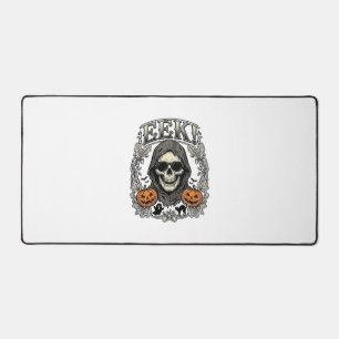 Alfrombrillas De Escritorio Camiseta Gráfica de Calavera de Halloween con Grab