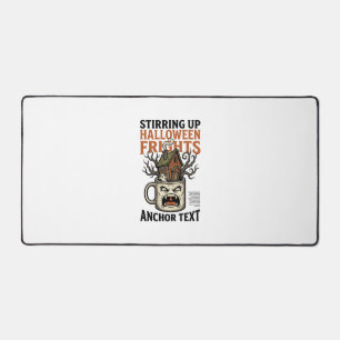 Alfrombrillas De Escritorio Camiseta gráfica de taza embrujada de café espeluz