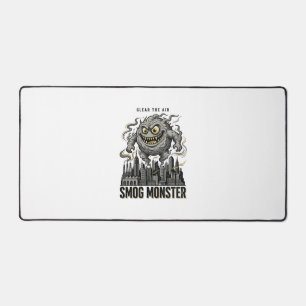 Alfrombrillas De Escritorio Camiseta Monstruo de Smog Grabado Vintage Adverten