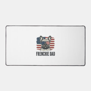 Alfrombrillas De Escritorio Camiseta Patriótica de Bulldog Vintage Frenchie Da
