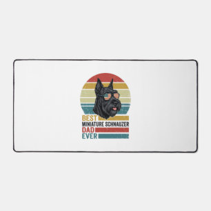 Alfrombrillas De Escritorio Camiseta Patriótica Vintage de Papá Schnauzer Mini