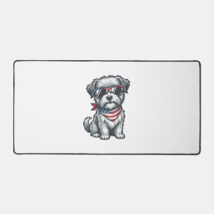 Alfrombrillas De Escritorio Camiseta sin mangas con grabado vintage de perro s