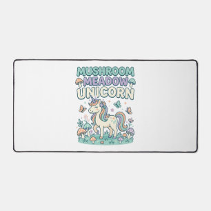 Alfrombrillas De Escritorio Camiseta Unicornio Hongo Pradera Unicornio De Moda