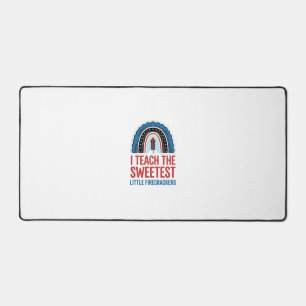 Alfrombrillas De Escritorio Camiseta Vector Vintage de Profesora Fuegos Artifi