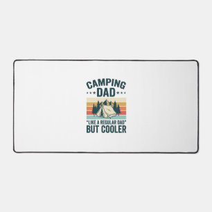 Alfrombrillas De Escritorio Camiseta vectorial de camping para papá vintage re