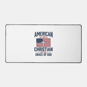 Alfrombrillas De Escritorio Camiseta Vintage de la Cruz de la Bandera Cristian