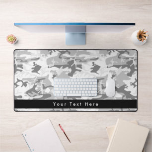 Alfrombrillas De Escritorio Camuflaje gris de nieve en invierno, ejército, ejé