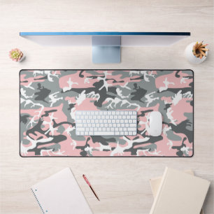 Alfrombrillas De Escritorio Camuflaje rosa y gris, ejército, ejército