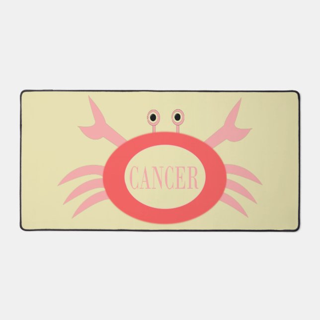 Alfrombrillas De Escritorio Cangrejo con estrella de cáncer (Anverso)
