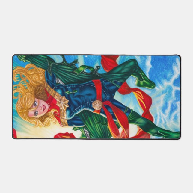 Alfrombrillas De Escritorio Capitán Marvel ~ Carol Danvers (Anverso)