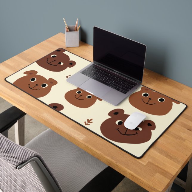 Alfrombrillas De Escritorio Cara de oso divertida (Oficina 2)