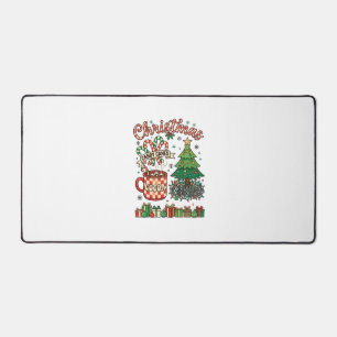 Alfrombrillas De Escritorio Caramelos de Navidad Cacao Caos Taza del Árbol de