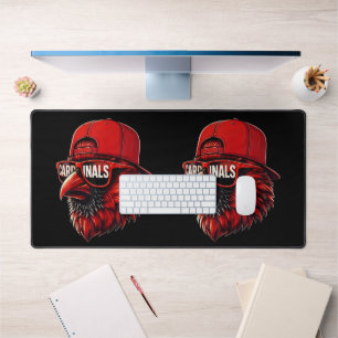 Alfrombrillas De Escritorio Cardenales Vintage Estilo Retro Regalo Hombres Muj