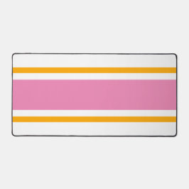 Alfrombrillas De Escritorio Carreras Amarilla Dorada Esporádica En Blanco