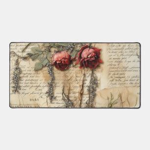 Alfrombrillas De Escritorio Carta de Amor Floral Antigüedad Nostálgica