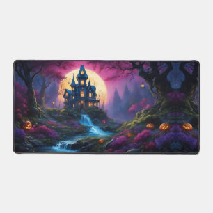 Alfrombrillas De Escritorio Casa de fantasía en la colina de Halloween