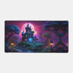 Alfrombrillas De Escritorio Casa de fantasía en la colina de Halloween