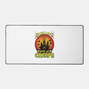 Alfrombrillas De Escritorio Casa Embrujada Chillin Creeps Halloween Brujas Sku
