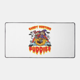 Alfrombrillas De Escritorio Caza de dulces Buda Costume gemelo Halloween