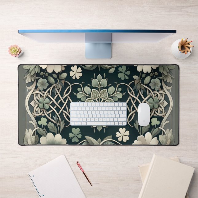 Alfrombrillas De Escritorio Celta Encanto Floral del Trébol (Oficina 1)