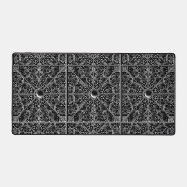 Alfrombrillas De Escritorio Ceramic Lace Black (Anverso)