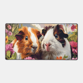 Alfrombrillas De Escritorio Cerdos de Guinea entre flores silvestres