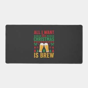 Alfrombrillas De Escritorio Cerveza de Navidad Todo lo que Quiero es Cerveza
